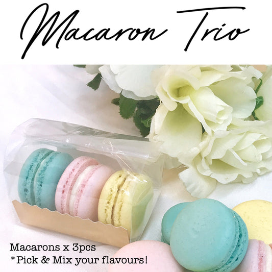 Macaron Trio ($6.50/pax)