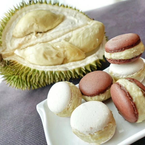 D24 Durian Macarons (Box of 6 pieces)