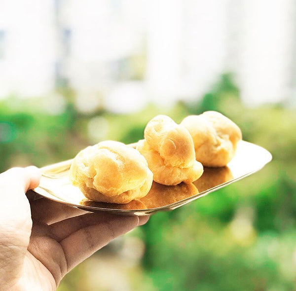 Mini Chocolate Custard Puffs